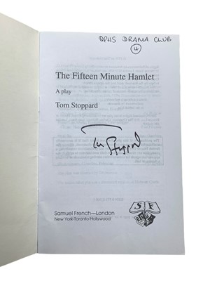 Lot 120 - Stoppard. Signed first editions (5)