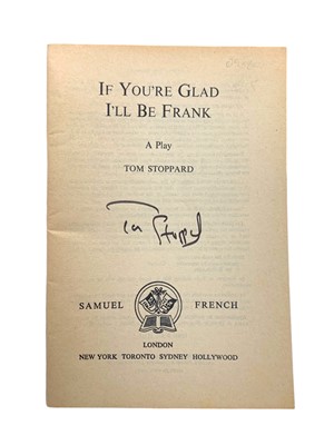 Lot 120 - Stoppard. Signed first editions (5)