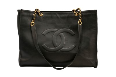 Lot 365 - Chanel Black CC Large Shoulder Tote