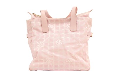 Lot 119 - Chanel Pink CC Travel Line Shoulder Tote