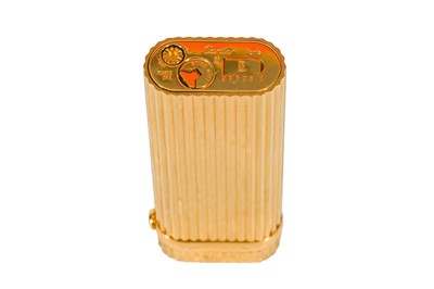 Lot 160 - A MUST DE CARTIER 'GODRON' BRIQUETS LIGHTER