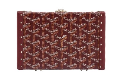 Lot 181 - Goyard Burgundy Minaudiere Trunk