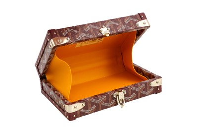 Lot 181 - Goyard Burgundy Minaudiere Trunk