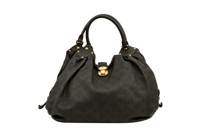 Lot 350 - Louis Vuitton Black Mahina Hobo Tote