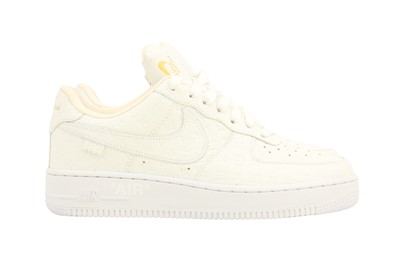 Lot 277 - Louis Vuitton X Nike Air Force 1 Low 'Triple White' Sneaker - Size 39