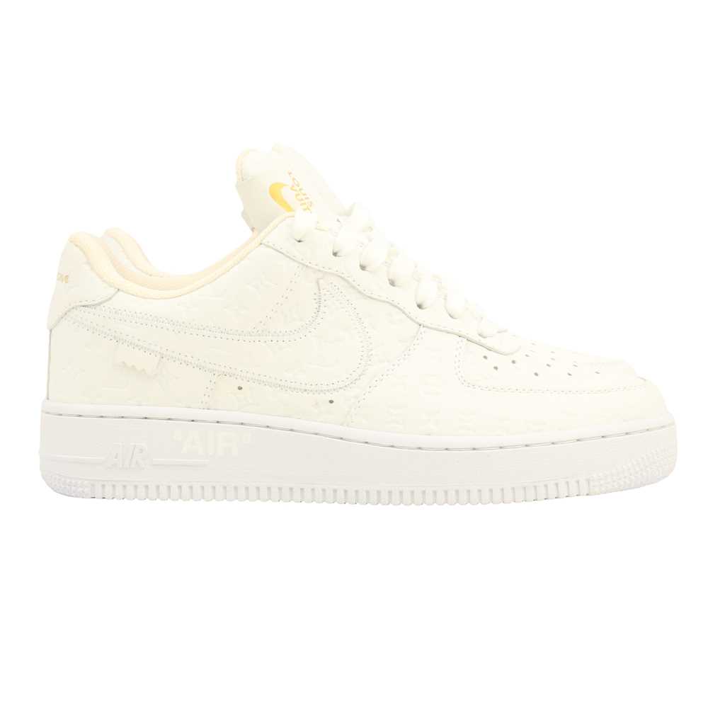 Lot 230 - Louis Vuitton X Nike Air Force 1 Low 'Triple White' Sneaker - Size 39