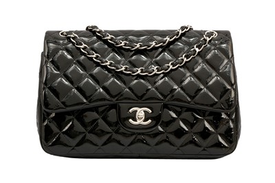 Lot 440 - Chanel Black Jumbo Classic Double Flap Bag