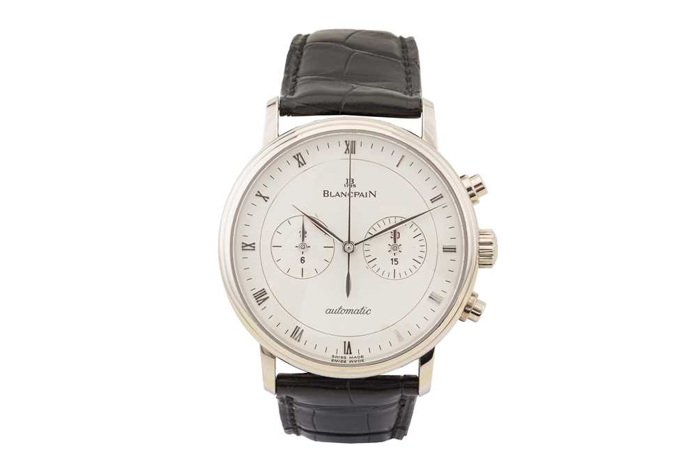 Lot 9 - Men's Blancpain 'Villaret' Chronograph Wristwatch