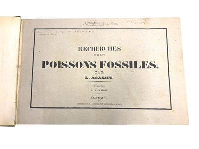 Lot 56 - Agassiz (Louis) Recherches sur les poissons fossiles