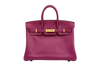 Lot 83 - Hermes Anemone Swift Birkin 25