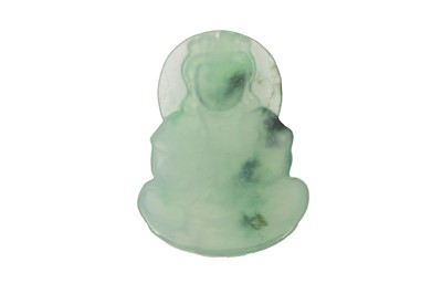 Lot 470 - A CHINESE JADE 'GUANYIN' PENDANT