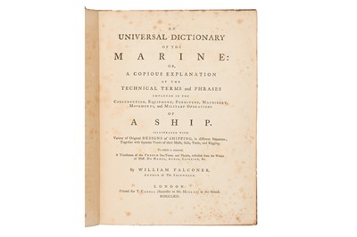 Lot 26 - Falconer. An Universal Dictionary of the Marine, first ed. 1769
