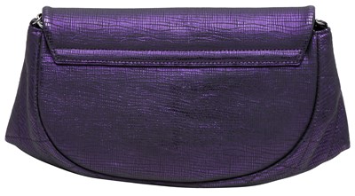 Lot 62 - Chanel Purple Lizard CC Wallet On Chain