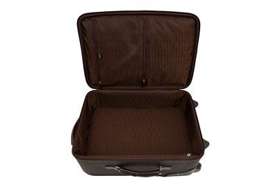 Lot 279 - Burberry Brown Haymarket Check Rolling Luggage