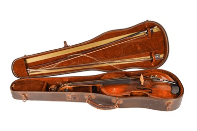 Lot 242 - A JACOBUS STAINER VIOLIN, 19th CENTURY