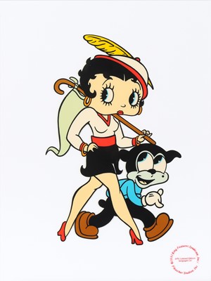 Lot 448 - BETTY BOOP AND PINK PANTHER