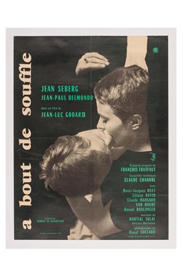 Lot 244 - Hurel. A bout de souffle, movie poster [1960]