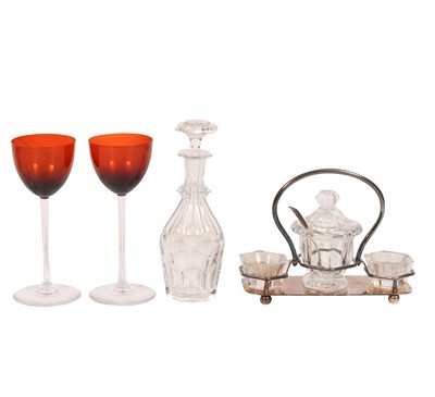 Lot 441 - A GROUP OF BACCARAT CRYSTAL ITEMS