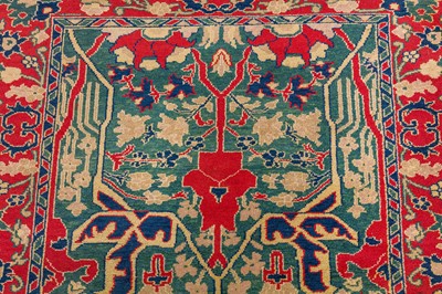 Lot 9 - AN UNUSUAL ANATOLIAN RUG OF GARRUS DESIGN, TURKEY