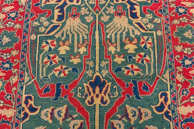 Lot 9 - AN UNUSUAL ANATOLIAN RUG OF GARRUS DESIGN, TURKEY