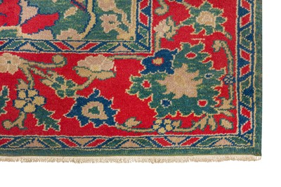 Lot 9 - AN UNUSUAL ANATOLIAN RUG OF GARRUS DESIGN, TURKEY