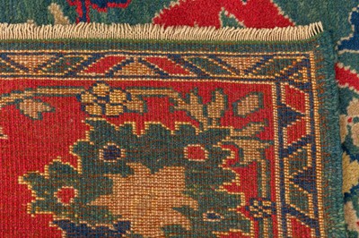 Lot 9 - AN UNUSUAL ANATOLIAN RUG OF GARRUS DESIGN, TURKEY