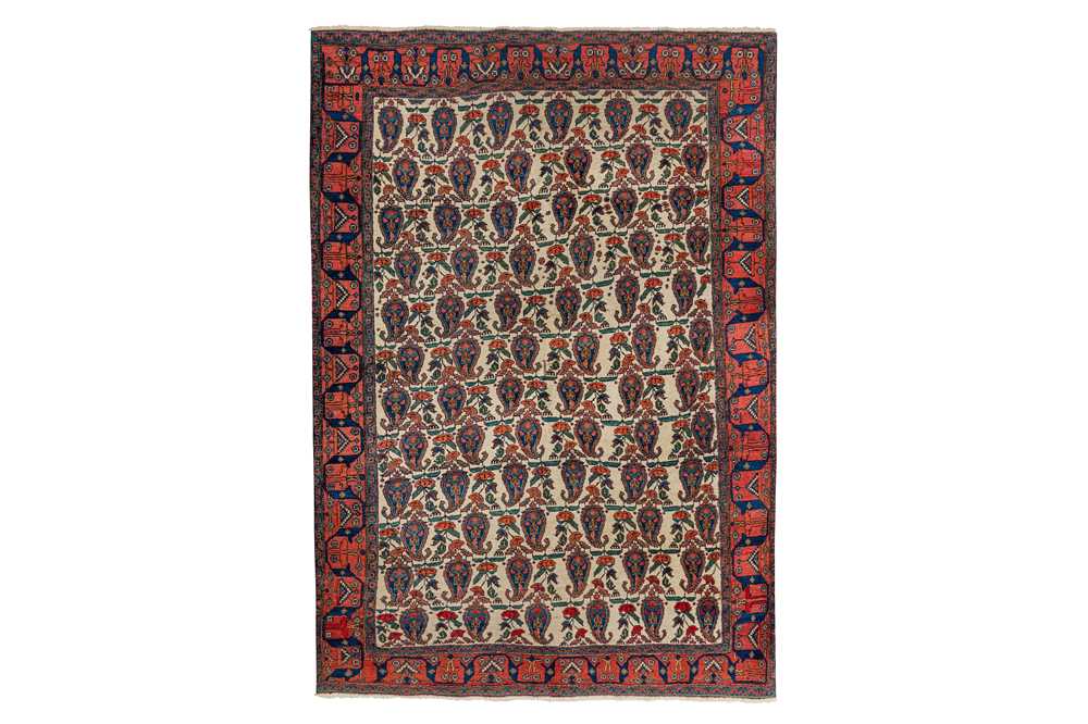 Lot 65 - A FINE ANTIQUE AFSHAR RUG, SOUTH-WEST PERSIA
