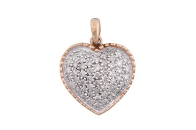 Lot 331 - A DIAMOND HEART PENDANT, CIRCA 2019