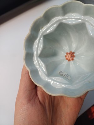 Lot 20 - A RARE CHINESE FAMILLE-VERTE PUDDING OR JELLY MOULD