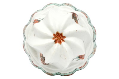 Lot 20 - A RARE CHINESE FAMILLE-VERTE PUDDING OR JELLY MOULD