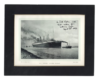 Lot 497 - Titanic Interest.- Millvina Dean