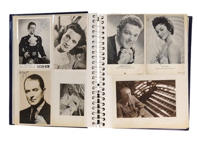 Lot 106 - Autograph Collection.- Vintage Actors & Entertainers