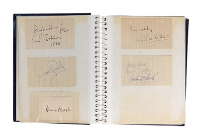 Lot 106 - Autograph Collection.- Vintage Actors & Entertainers