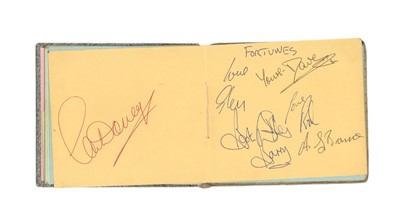 Lot 319 - Autograph Album.- Pop Music, 1960s