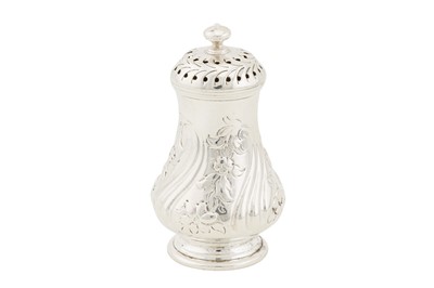 Lot 202 - A William IV sterling silver pepper pot, London 1836 by Joseph Angell I and John Angell I