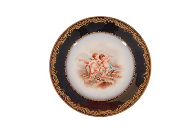 Lot 489 - A FRENCH SEVRES LOUIS PHILIPPE I PORCELAIN DISH, 1837