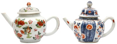 Lot 152 - TWO CHINESE TEAPOTS AND COVERS