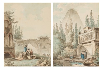 Lot 130 - FOLLOWER OF HUBERT ROBERT (1733 - 1808)