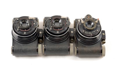 Lot 105 - Group of Three Nagel Ranca 127 Format Cameras