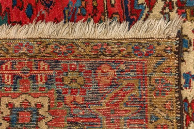 Lot 18 - AN UNUSUAL ANTIQUE KARAJA CARPET, NORTH-WEST PERSIA