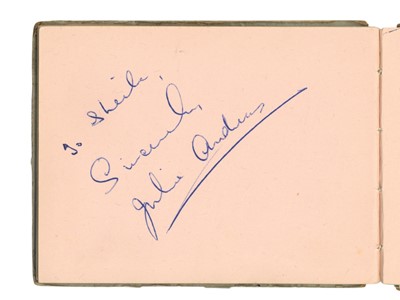 Lot 45 - Autograph Album.- Incl. Julie Andrews