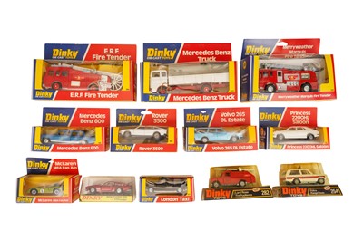 Lot 366 - A GROUP OF TWELVE BOXED DINKY