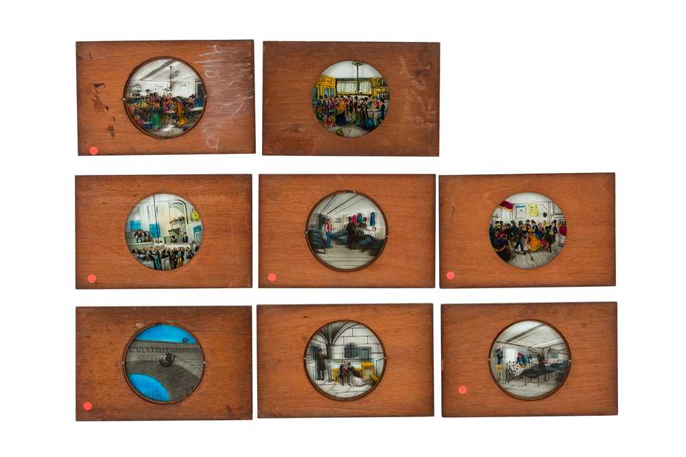 Lot 39 - A Group of Magic Lantern Slides Depicting a Temperance Story