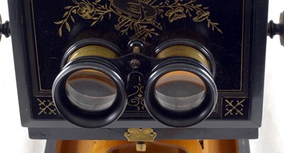 Lot 6 - A Large, Edwardian Table-Top Stereo Graphoscope.