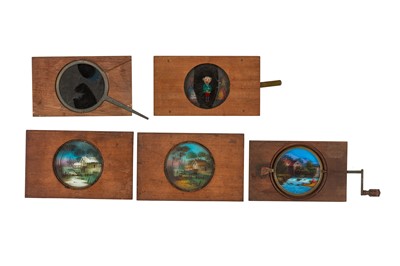 Lot 18 - A Selection of Mechanical Magic Lantern Slide