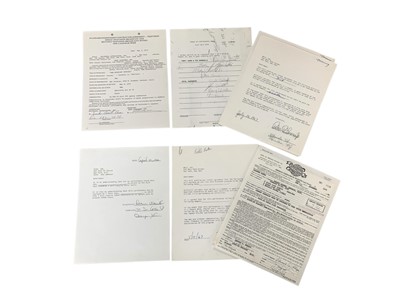 Lot 375 - Music Interest.- Signed Contracts