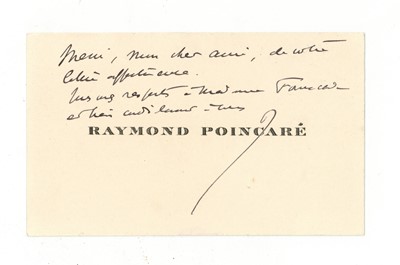 Lot 474 - Poincaré (Raymond)