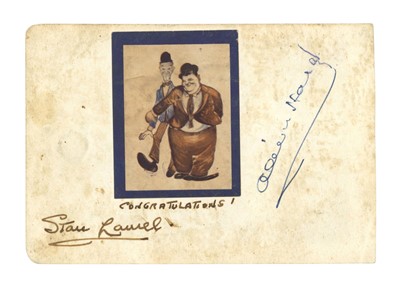 Lot 219 - Laurel (Stan) & Oliver Hardy