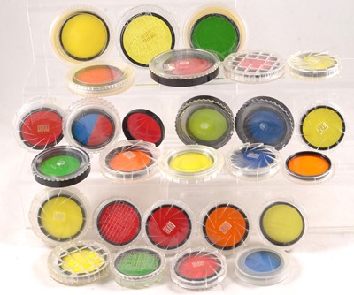 Lot 457 - A Selection of Coloured Screw-in Filters, Hoya & Others.