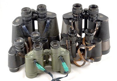 Lot 202 - Group of Five Pairs of Binoculars, inc Leitz, Zeiss etc.